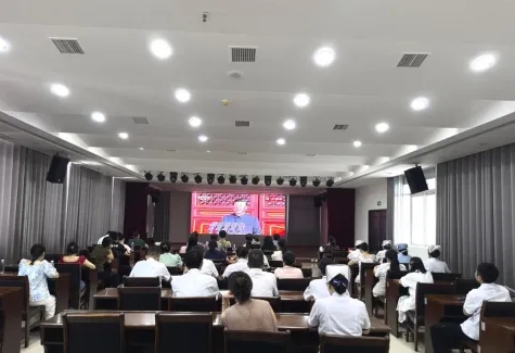 铭记历史,砥砺前行——景德镇市第四人民医院集体观看纪念中国人民抗日战争暨世界反法西斯战争胜利80周年大会